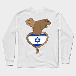 Gerbil Israel (light) Long Sleeve T-Shirt